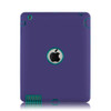 Hybrid Armor Case For iPad 2 iPad 3 iPad 4 Kids Safe Shockproof Heavy Duty Silicone Hard Case Cover w/Screen Protector Film