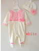 Humor Bear Princess Style Newborn Baby Girl Clothes Girls Lace Rompers+Hats Baby Clothing Sets Infant Jumpsuit Gifts