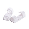 Hot 20pcs/pack Cable Drop Clip Desk Tidy Organiser Wire Cord Lead USB Charger Cord Holder Organizer Holder Secure Table V2781
