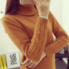 Hot 2017 Spring Autumn Women Sweaters and Pullovers Fashion turtleneck Sweater Women twisted thickening slim pullover sweater