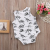 Newborn Jumpsuit Toddler Baby Boys Girls Dinosaur Bodysuit One-pieces Outfits Set 0-24M