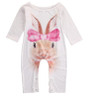 Newborn Infant Baby Girls Rompers Cute Cartoon Rabbit Pig Baby Rompers Jumpsuit Outfits Sunsuit Baby Girls Clothes 0-24 Months