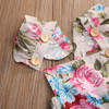 Newborn Infant Baby Clothing lIttle Kids Girl Romper Summer Floral Jumpsuit braces Babies Clothes Outfits
