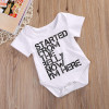 Newborn Infant Baby Boys Girls Romper Shrot sleeve Clothes Sunsuit Outfits girl Clothing