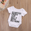 Newborn Infant Baby Boys Girls Romper Shrot sleeve Clothes Sunsuit Outfits girl Clothing