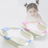 Newborn Infant Baby Bath Tub Seat Adjustable Net Baby BathTub Bed Rings Infant Cross Bath Bed Safety Support Baby Shower Bed