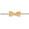Newborn Girls Nylon Headband Leather Hair Bows Bowknot Headwear For Kids Children Hair Accessories Boutique Elastic Hair Band