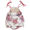 Cute Newborn Baby Girls Cotton Clothes Tops Flower Sleeveless Jumpsuit Romper Cute Kid Baby Girl Clothing New