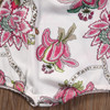 Cute Newborn Baby Girls Cotton Clothes Tops Flower Sleeveless Jumpsuit Romper Cute Kid Baby Girl Clothing New