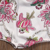 Cute Newborn Baby Girls Cotton Clothes Tops Flower Sleeveless Jumpsuit Romper Cute Kid Baby Girl Clothing New