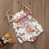 Cute Newborn Baby Girls Cotton Clothes Tops Flower Sleeveless Jumpsuit Romper Cute Kid Baby Girl Clothing New