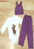 3PCS Baby Cotton Romper Set Infant Newborn Boys Girls Cartoon Animal Costume Clothing Sets Cute Jumpsuit +Hat+Pants Barboteuse