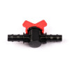 3pcs 16mm PE Hose Ball Valve Barbed Head Irrigation Pipe Valve Aeroponics Mist Adjuster Garden Greenhouse Raised Bed Drip Valve