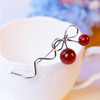 3Pc/Lot Sweet Women Girls Barrettes Korean Style Red Cherry Shaped Bow Hairpin Twist Hair Clips Headdress Hair Accessories 3Pc/Lot Sweet Women Girls Barrettes Korean Style Red Cherry Shaped Bow Hairpin Twist Hair Clips Headdress Hair Accessories
