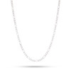 3mm, Italian Sterling Silver Figaro Chain