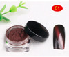 3G Chrome Pigment Nail Glitter Effect on Pink Color Mirror Powder Aluminium Powder Nail Art
