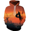 3D Space Galaxy Sweatshirts Men Women Hoodies With Hat Print Stars Nebula Autumn Winter Loose Thin Hooded Hoody Tops