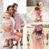 Cute Kids Girls Princess Pink White Dresses Pageant Toddler Kids Baby Girl Sleeveless Flower Tulle Petal Party Ball Gown Dresses