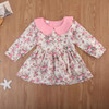 Cute Kid Infant Baby Girls Clothing Dress Sleeve Flower Cute Tutu Mini Dresses Floral Outfit Dress Girl Clothes