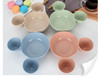 Cute kawaii Mickey Minnie Bowl Dinnerware set Cartoon Creative Plate Plastic Tableware Lovely Lunch Tray Dishs Cute kawaii Mickey Minnie Bowl Dinnerware set Cartoon Creative Plate Plastic Tableware Lovely Lunch Tray Dishs
