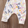 Cute Infant Baby Toddler Kids Boy Girl Romper Playsuit One Pieces Outfit Clothes Sleeveless Floral Bebes Rompers