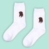 cute harajuku style embroidery dog socks women funny animal korean white sock bulldog/husky/pug pattern socks,calcetines mujer