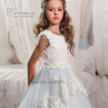 Cute Flower Girl Dresses Long Pageant Dresses for Kids Evening Gowns Lace First Communion Dress for Girls Graduation Gowns 2017