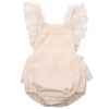 Cute Floral Toddler Baby Girls Romper Sleeveless Cotton Lace Ruffle Jumpsuit Sunsuit Clothes