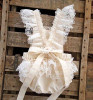 Cute Floral Toddler Baby Girls Romper Sleeveless Cotton Lace Ruffle Jumpsuit Sunsuit Clothes