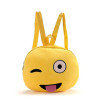 Cute Emoji Emoticon School Child Bag mochila feminina Satchel Rucksack Bags zaino rugzak Fashion Children Bags for school A19
