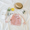 Cute Embroidery Spring Children Coat Autumn Kids Jacket Boys Outerwear Coats Active Boy Baseball Uniform Baby Clothes Clothing