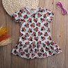 Cute Children Kids Baby Girls Dresses Clothes Child Cartoon Summer Mini Short Dress Kid Enfant Garments Clothing