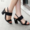 Kickway Sandals women 2017 summer genuine leather sandals women Summer fish mouth sandals shoes Plus size 33-44 drop shipping