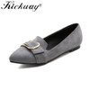 Kickway Plus Size 34-47 New Arrival 2018 Spring and Autumn Women's Loafers Loafers Women Flat Heel Shoes Boat Shoes Casual shoes