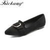Kickway Plus Size 34-47 New Arrival 2018 Spring and Autumn Women's Loafers Loafers Women Flat Heel Shoes Boat Shoes Casual shoes
