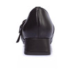Kickway Cow Leather Shoes Woman Genuine Leather Square Toe Thick Med Heel Dress Shoes Women Buckle Fashion Mary Jane Shoes