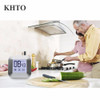 KHTO Touchscreen LCD Digital Kitchen Timer Practical Cooking Timer Countdown Count UP Alarm Clock Kitchen (Not Battery)
