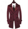 Khaki teenage new arrival slim sexy trench coat men fashion mens medium-long trench coat classic outerwear plus size S - 9XL
