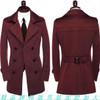 Khaki teenage new arrival slim sexy trench coat men fashion mens medium-long trench coat classic outerwear plus size S - 9XL