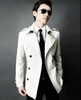 Khaki teenage new arrival slim sexy trench coat men fashion mens medium-long trench coat classic outerwear plus size S - 9XL