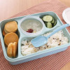 Keythemelife Portable Microwave Non-slip Bento Lunch Bowl 5+1 Food Container Storage Box with Soup Bowl Children Gift CA