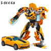 KBB Cool Plastic ABS + Alloy Transformation Robot Car Toys Anime Brinquedos Movie 4 Action Figures Classic Model Toys Boys Gifts