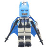 KAZI Batman DIY Keychain Figure Swim Limited Rabbit Ski Suit Batman Movie Building Blocks Edition Toys For Children