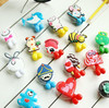 Cute Cartoon suction cup toothbrush holder hooks hanger bathroom set accessories