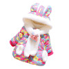 Cute Baby Warm Coat Girls Boys Parkas Rabbit Baby Winter Jacket Thick Cotton-Padded Outerwear Infant Snow Wear Coat Snow Wear