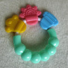 Cute Baby Toddler Molar Toothbrush Silicone Baby Palm Style Teethers Infant Training Tooth Bell Massager Teething Toy