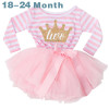 Cute Baby Girl Dress Cotton Children Kids Infant 1st Birthday Party Tutu Dress Girls Clothes For Newborn 0-2Yrs Vestidos Bebes