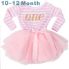 Cute Baby Girl Dress Cotton Children Kids Infant 1st Birthday Party Tutu Dress Girls Clothes For Newborn 0-2Yrs Vestidos Bebes
