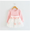 Cute Baby Girl Dress Cotton Children Kids Baby Girls Dresses One Piece Baby Autumn Clothing For School Casual Wear Clothes Girl