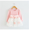 Cute Baby Girl Dress Cotton Children Kids Baby Girls Dresses One Piece Baby Autumn Clothing For School Casual Wear Clothes Girl